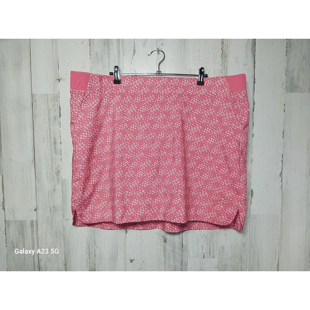 Cypress Club Size XXL Coral Golf Tennis Workout Athletic Skirt Skort Pocket